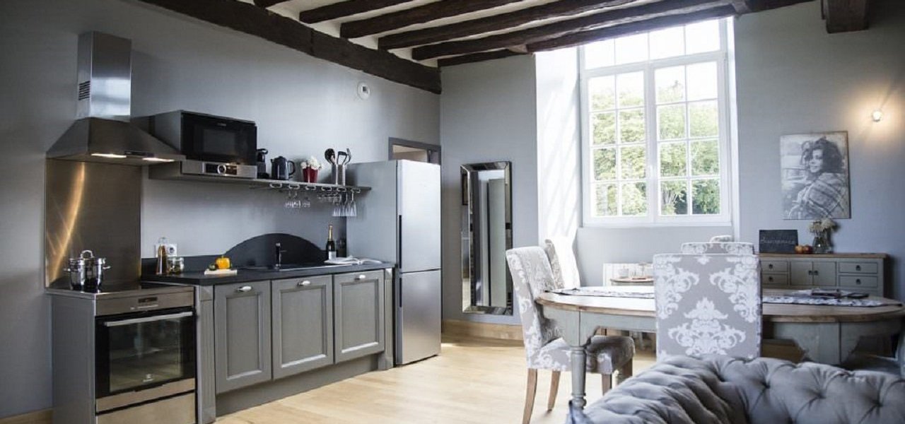 Kitchen area in two bedroom suite